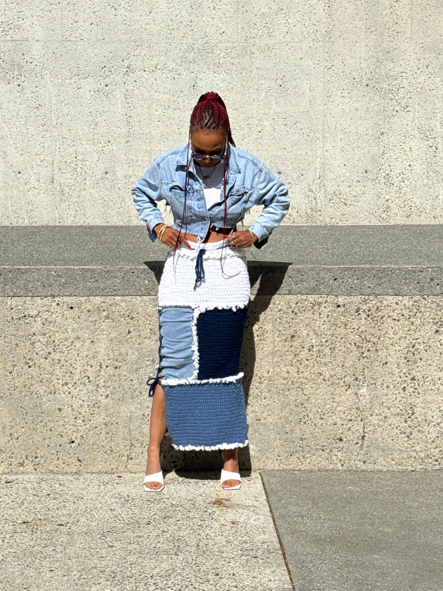 The Crochet Abstract Skirt