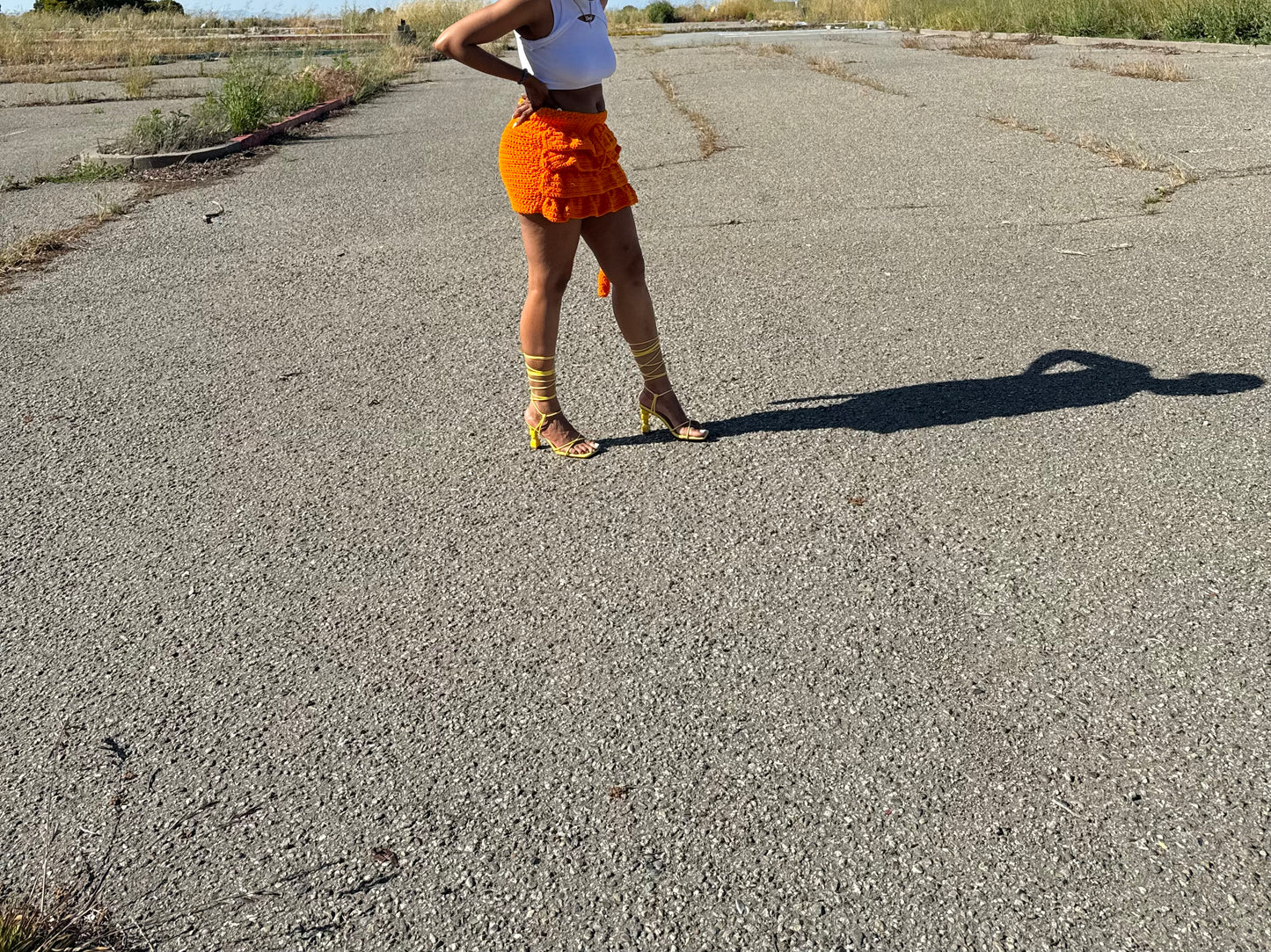 The Crochet Ruffled Skirt