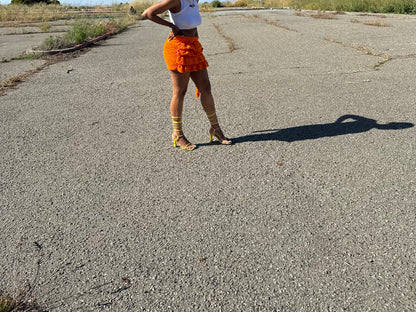 The Crochet Ruffled Skirt