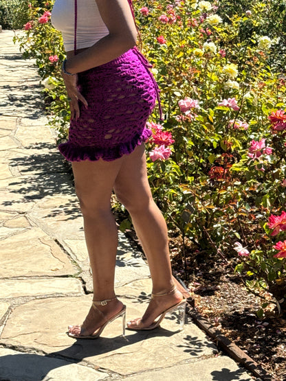 The Gypsy Fishnet Mini Skirt|Dress